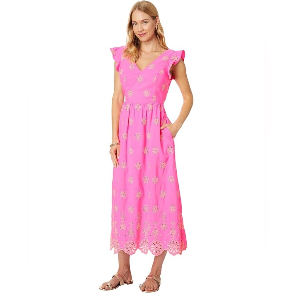 Lilly Pulitzer Lillyanne Flutter Sleeve Dress
